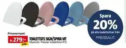 Bauhaus TOALETTSITS SIGN/SPIRA VIT erbjuda