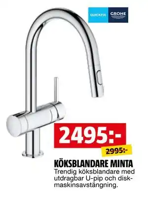 Bauhaus KÖKSBLANDARE MINTA erbjuda