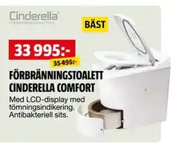 Bauhaus FÖRBRÄNNINGSTOALETT CINDERELLA COMFORT erbjuda