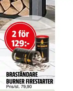 Bauhaus BRASTÄNDARE BURNER FIRESTARTER erbjuda