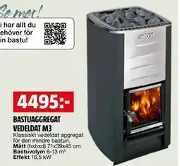 Bauhaus BASTUAGGREGAT VEDELDAT M3 erbjuda