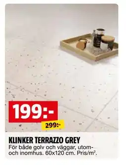 Bauhaus KLINKER TERRAZZO GREY erbjuda