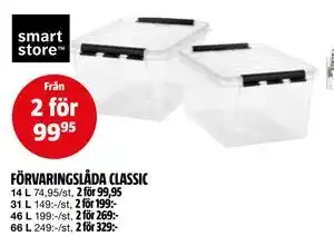 Bauhaus FÖRVARINGSLÅDA CLASSIC erbjuda