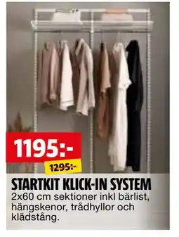 Bauhaus STARTKIT KLICK-IN SYSTEM erbjuda