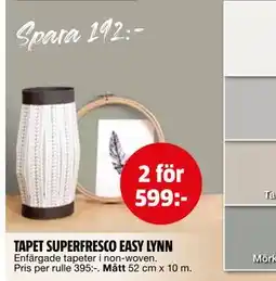 Bauhaus TAPET SUPERFRESCO EASY LYNN erbjuda