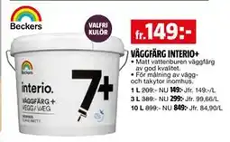 Bauhaus VÄGGFÄRG INTERIO+ erbjuda