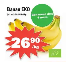 Nära dej Banan EKO erbjuda