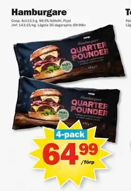 Pekås Hamburgare erbjuda