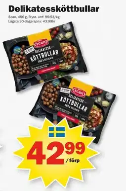 Pekås Delikatessköttbullar erbjuda