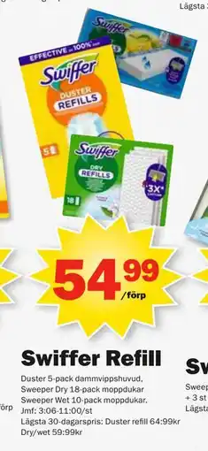 Pekås Swiffer Refill erbjuda