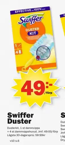 Pekås Swiffer Duster erbjuda