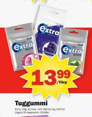 Pekås Tuggummi erbjuda