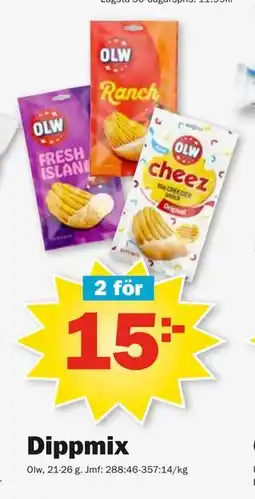 Pekås Dippmix erbjuda