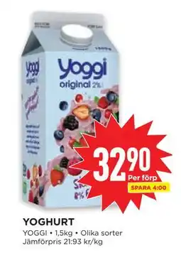 Willys YOGHURT erbjuda