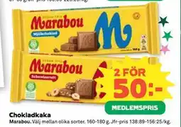 Coop Daglivs Chokladkaka, Medlemspris erbjuda