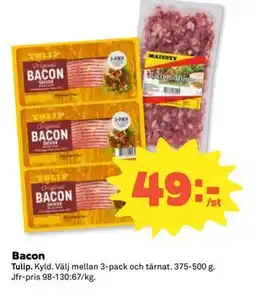 Coop Daglivs Bacon erbjuda