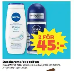 Coop Daglivs Duschcreme/deo roll-on erbjuda