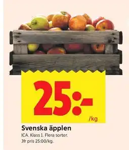 ICA Kvantum Svenska äpplen erbjuda