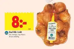 ICA Kvantum Gul lök i nät erbjuda