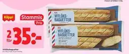 ICA Kvantum Vitlöksbaguetter, Medlemspris erbjuda