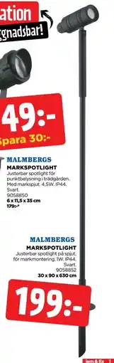 Jem&Fix MARKSPOTLIGHT erbjuda