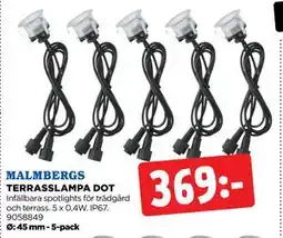 Jem&Fix TERRASSLAMPA DOT erbjuda