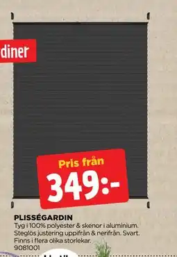 Jem&Fix PLISSÉGARDIN erbjuda