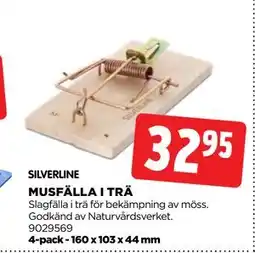 Jem&Fix MUSFÄLLA I TRÄ erbjuda