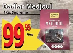Supergrossen Dadlar Medjoul erbjuda