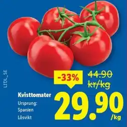 Lidl Kvisttomater erbjuda