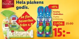 Lidl FAVORINA Chokladhare erbjuda