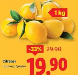 Lidl Citroner erbjuda