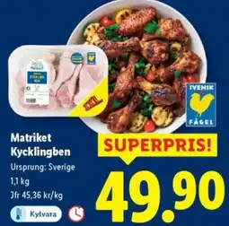 Lidl MATRIKET Kycklingben erbjuda