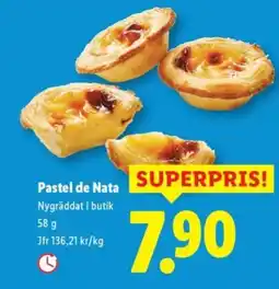 Lidl Pastel de nata erbjuda