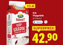 Lidl ARLA Vispgrädde erbjuda