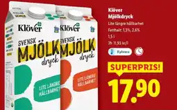 Lidl KLÖVER Mjölkdryck erbjuda