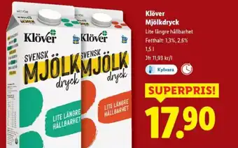 KLÖVER Mjölkdryck