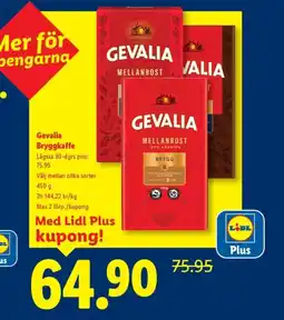 Lidl GEVALIA Bryggkaffe erbjuda