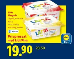 Lidl LÄTTA Margarin erbjuda