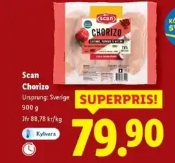Lidl SCAN Chorizo erbjuda