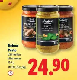 Lidl DELUXE Pesto erbjuda