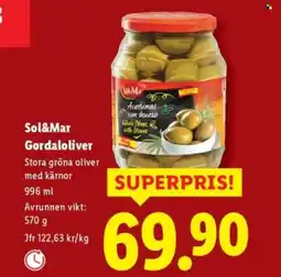 Lidl SOL&MAR Gordaloliver erbjuda