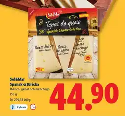 Lidl SOL&MAR Spansk ostbricka erbjuda