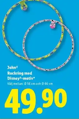 Lidl John rockring med disney-motiv erbjuda