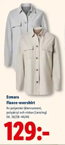 Lidl ESMARA Fleece-overshirt erbjuda