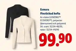 Lidl ESMARA Finstickad kofta erbjuda