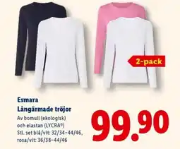 Lidl ESMARA Långärmade tröjor erbjuda