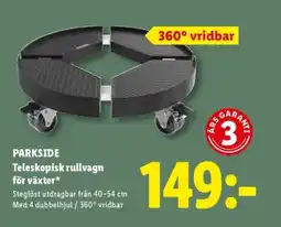Lidl PARKSIDE Teleskopisk rullvagn för växter erbjuda