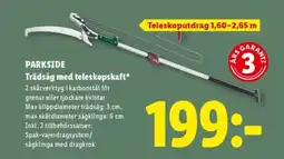 Lidl PARKSIDE Trädsåg med teleskopskaft erbjuda