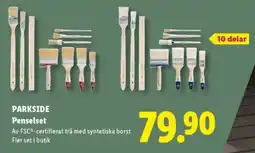 Lidl PARKSIDE Penselset erbjuda